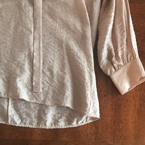 A Collection boho taffeta long sleeve blouse M - Picture 5 of 7